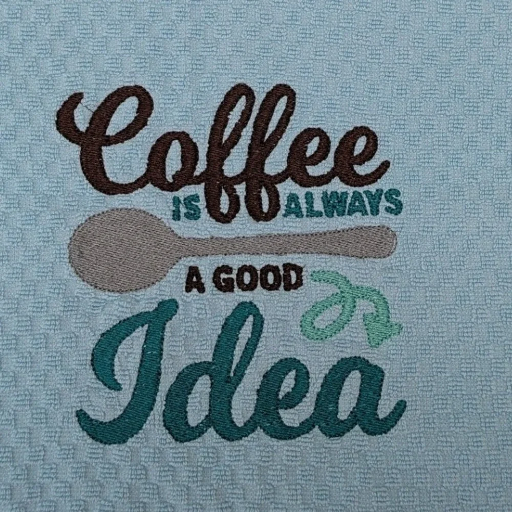Coffee Is Always a Good Idea Kitchen Bath Bar Hand Towel Coffee Theme Kitchens